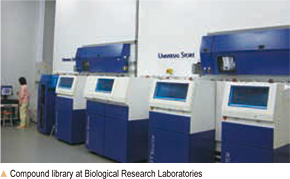 Compound library at Biological Research Laboratories