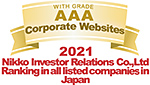 Nikko Investor Relations Co., Ltd. " Survey of All Japanese Listed Companies’ Website Ranking"