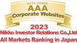 Nikko Investor Relations Co., Ltd. " Survey of All Japanese Listed Companies’ Website Ranking"